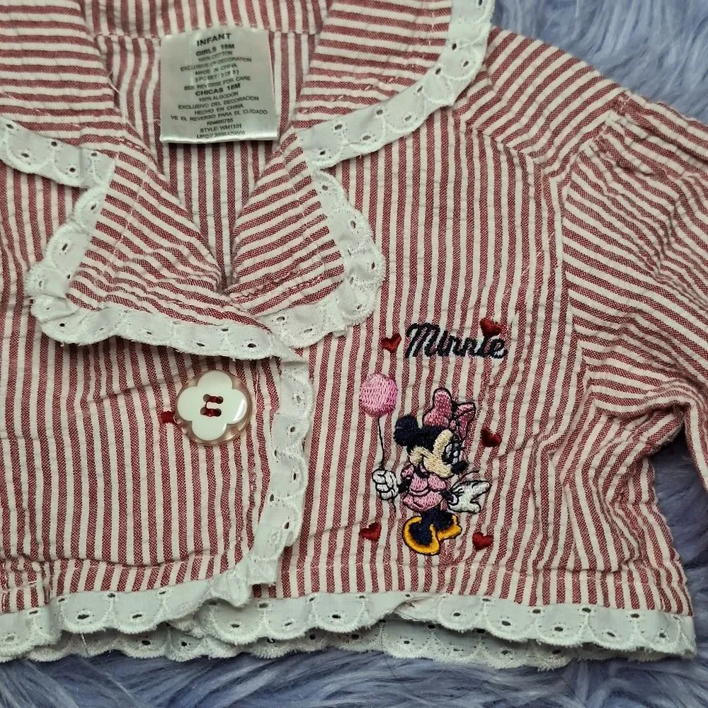 Minnie Mouse Cropped Jacket Baby Girl's